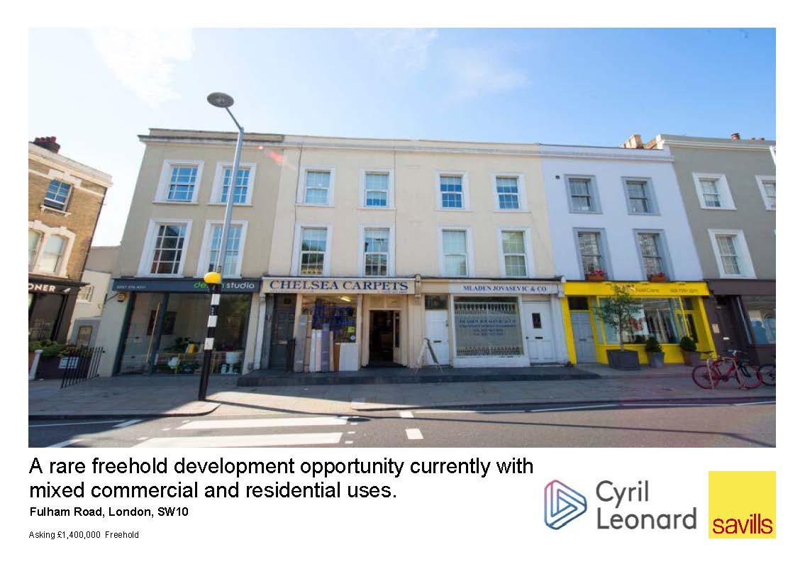 352/354 Fulham Road, London SW10 Cyril Leonard